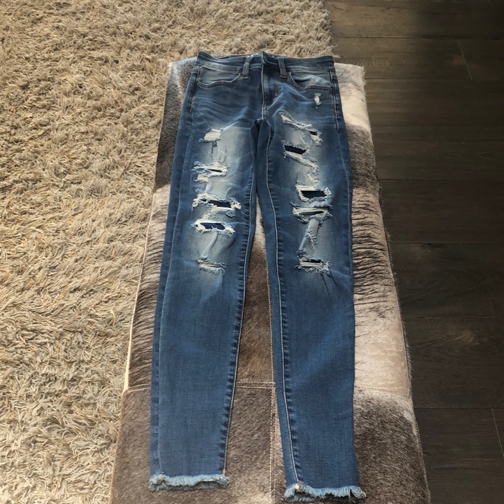 High rise jeggings American eagle double zero